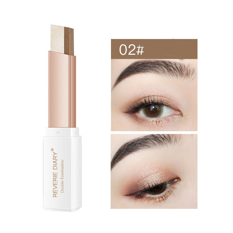 Lazy Eyeshadow Stick Stereo Gradient Shimmer Double Color Eye Shadow Pen Waterproof Easy To Wear Eyeshadow Lazy Eyeshadow Stick Stereo Gradient Shimmer Double Color Eye Shadow Pen Waterproof Easy To Wear Eyeshadow
